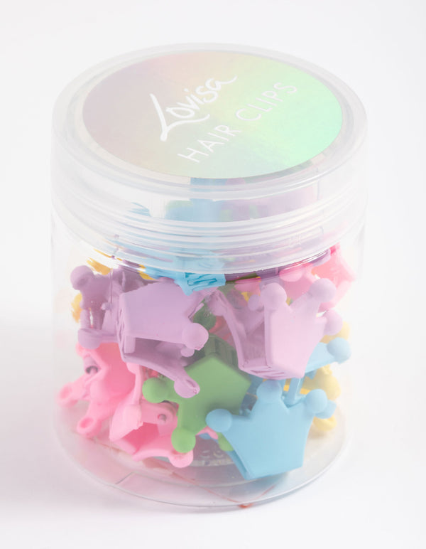 Plastic Mini Crown Claw Tub 20-Pack