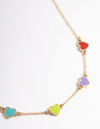 Gold Bright Heart Necklace - link has visual effect only