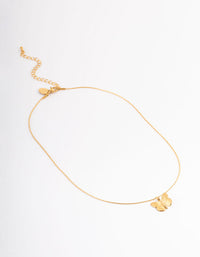 Gold Plated Stainless Steel Butterfly Pendant Necklace - link has visual effect only
