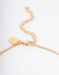 Gold Plated Stainless Steel Butterfly Y-Necklace - link has visual effect only