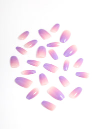 Lilac Sunset Press On Nails - link has visual effect only