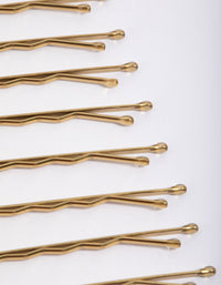 Coated Cream Bobby Pin 10-Pack - link has visual effect only