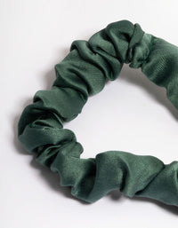 Green Fabric Narrow Scrunchie - link has visual effect only