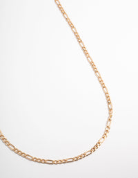 Gold Figaro Waist Chain - link has visual effect only