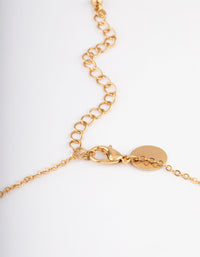 Gold Long Semi Precious Necklace - link has visual effect only