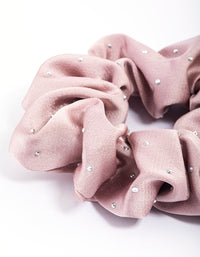 Fabric Diamante Stone Scrunchie Pack - link has visual effect only