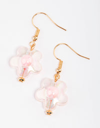 Blush Acrylic Sweet Diasy Drop Earrings - link has visual effect only