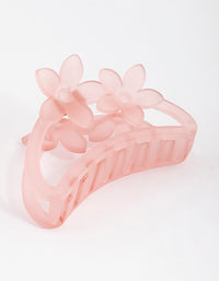 Plastic Flower Claw Clip 9cm - link has visual effect only