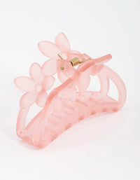 Plastic Flower Claw Clip 9cm - link has visual effect only