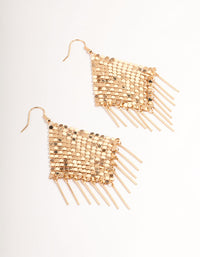 Gold Dazzling Fringe Earrings - link has visual effect only