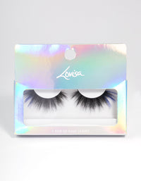 Black & Blue Accent Fake Eyelashes - link has visual effect only