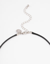 Silver Yin & Yang Cord Necklace - link has visual effect only