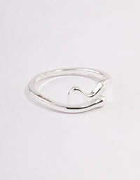 Silver Plated Mini Snake Ring - link has visual effect only
