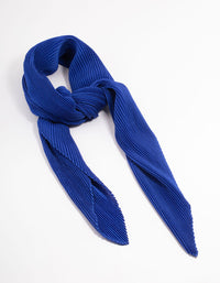 Blue Plisse Fabric Scarf - link has visual effect only