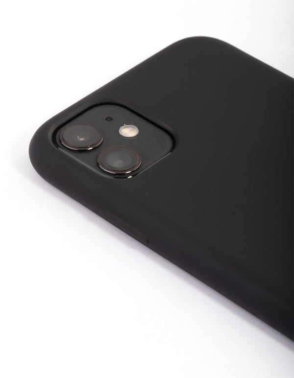 iPhone 11 Black Silicone Phone Case