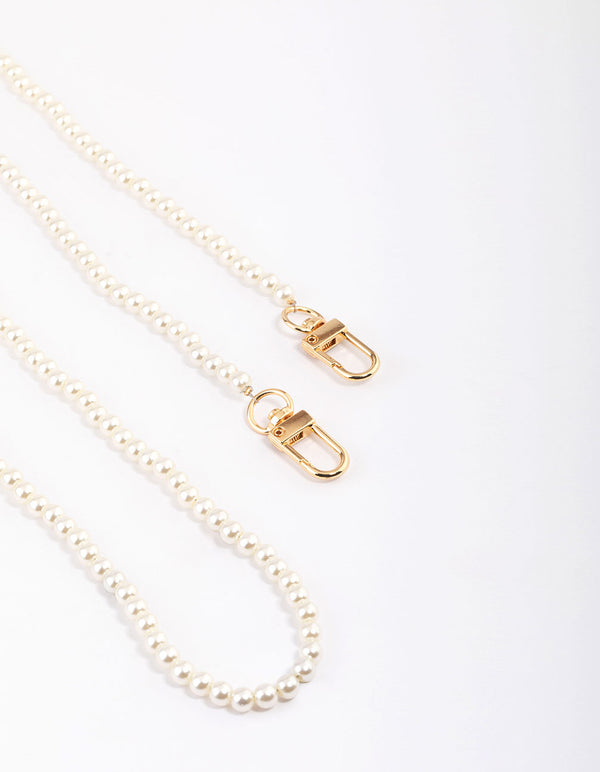 Pearl Crossbody Phone Strap Lovisa