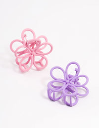 Acylic Flower Claw Clip Pack - link has visual effect only