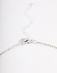 Silver Wavy Fringe Cupchain Necklace - link has visual effect only