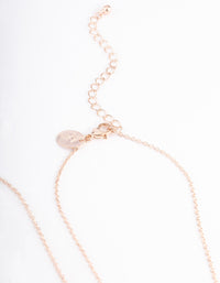 Rose Gold Butterfly Sister Necklace Pack - link has visual effect only