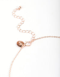 Gold Diamante Curve Bar Necklace - link has visual effect only