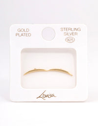 Gold Plated Sterling Silver Climber Earrings - link has visual effect only