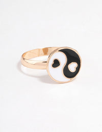 Gold Yin & Yang Ring - link has visual effect only