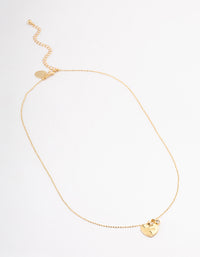 Gold Plated 'Mum' Heart Cubic Zirconia Necklace - link has visual effect only