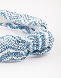 Fabric Chevron Knotted Headband - link has visual effect only