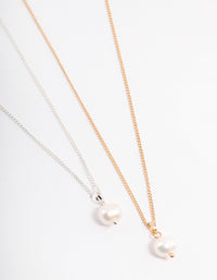 Freshwater Pearl Bestie Necklace Pack - link has visual effect only