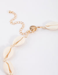 Gold Cowrie Shell Choker - link has visual effect only
