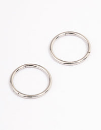 Surgical Steel Fine Sleeper Earrings 8mm - link has visual effect only