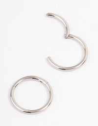 Surgical Steel Sleeper Earrings 10mm - link has visual effect only