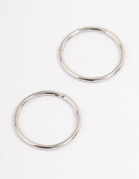 Surgical Steel Fine Sleeper Earrings 10mm - link has visual effect only