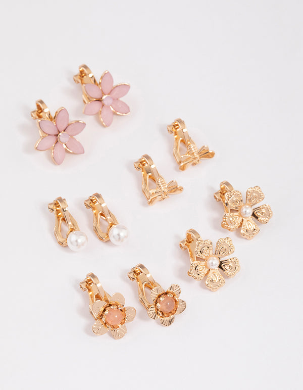 Pink Kitty Cutie Stud Earrings | MAZIN BOUTIQUE