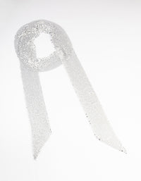 Silver Mesh Scarf - link has visual effect only