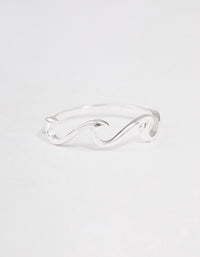Sterling Silver Ocean Wave Ring - link has visual effect only