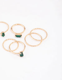 Gold Fine Baguette Ring Pack - link has visual effect only
