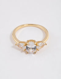 Gold Plated Oval Enchanting Ring - link has visual effect only