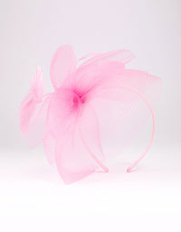 Pink Feather Fasincator Headband - link has visual effect only
