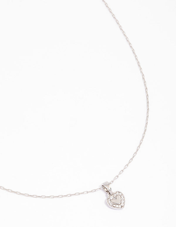Courage Mini Heart Necklace By attic | notonthehighstreet.com