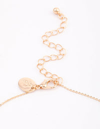 Gold Dainty Planet Pendant Necklace - link has visual effect only