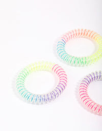 Rainbow Hair Coils 4-Pack - link has visual effect only