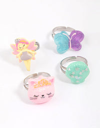 Kids Unicorn Sweet Ring 6-Pack - link has visual effect only