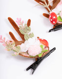 Mixed Reindeer Ears Hair Clips - link has visual effect only