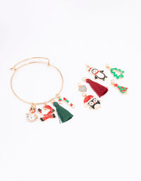 Kids Novelty Gold DIY Christmas Bracelet Pack - link has visual effect only
