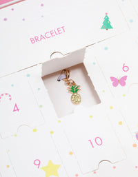 Kids Tropical Christmas Charm Bracelet 12 Days of Christmas Advent Calendar - link has visual effect only