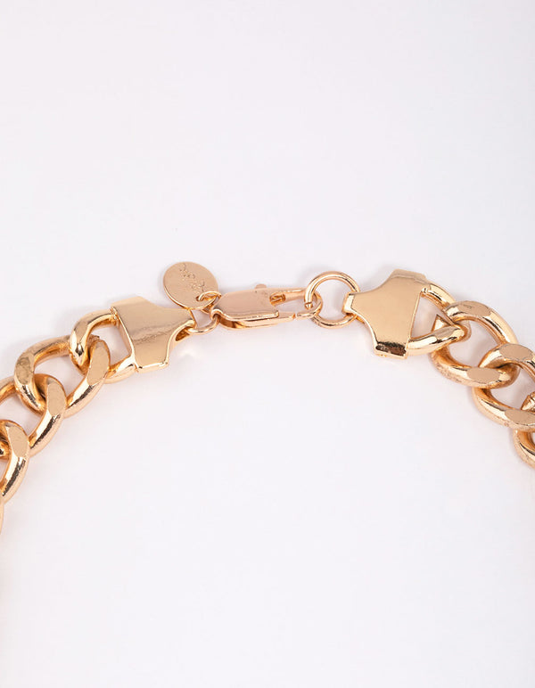 Gold Multi Chain Diamante Head Chain - Lovisa