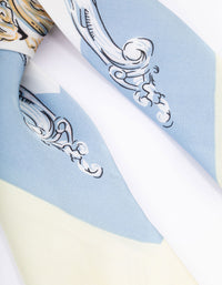 Blue Fabric Regal Printed Scarf - link has visual effect only