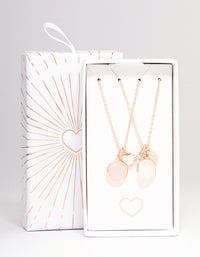 Rose Gold Mixed Jingle Necklace Pack - link has visual effect only