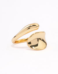Gold Plated Bold Wrapped Ring - link has visual effect only